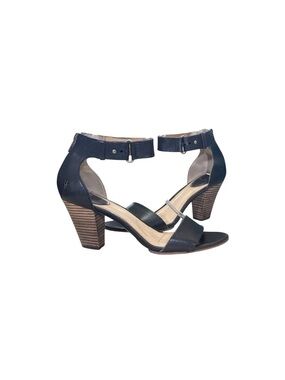 🔥 VINTAGE GRAIL: Frye Skye Black Leather Belted Wedge Sandals Women’s Size 8.5M